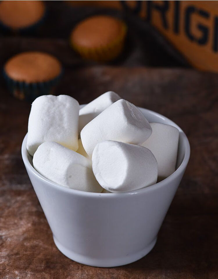白色棉花糖500g家用牛轧糖diy雪花酥烘焙做牛扎糖原材料套餐棉花糖