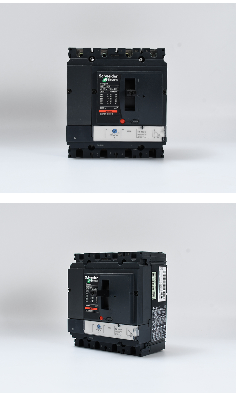 塑壳断路器nsx100fnsx160nnsx250nnsx630f3极3p50a3p