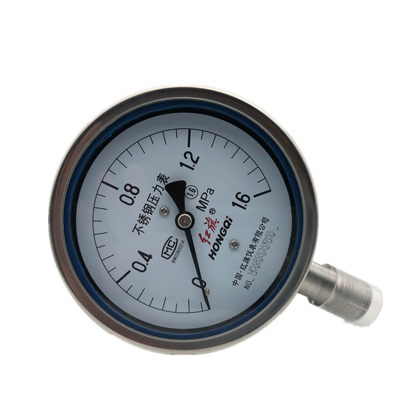 仪表不锈钢压力表y100bf1mpa防腐耐高温全不锈钢040mpa