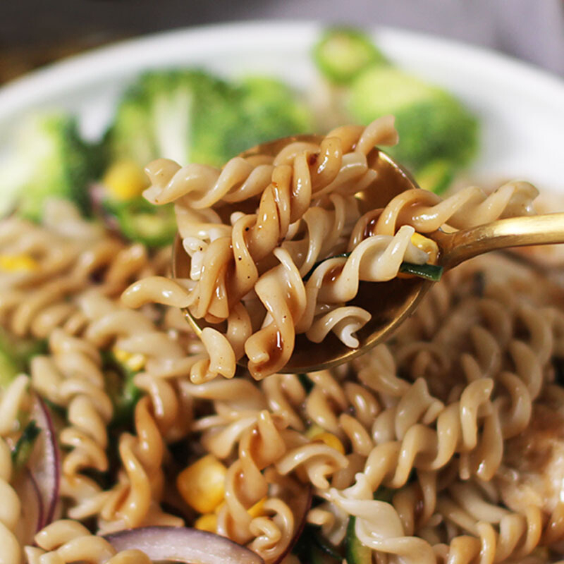 青稞螺丝面条代餐食品饱腹的食品400克装青稞螺丝面2000克