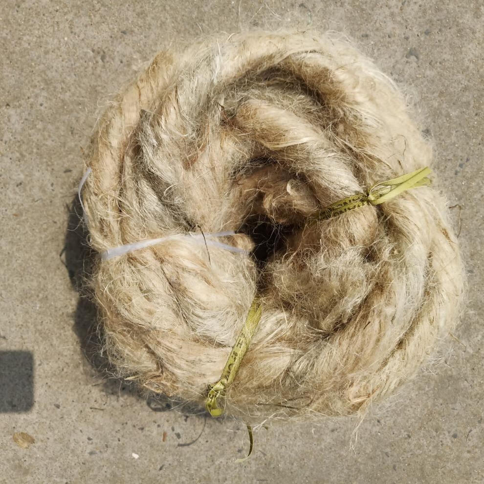 麻皮麻绳皮黄麻皮苘丝扎盆景用火麻纳鞋底植物皮水暖用火麻皮麻线qi