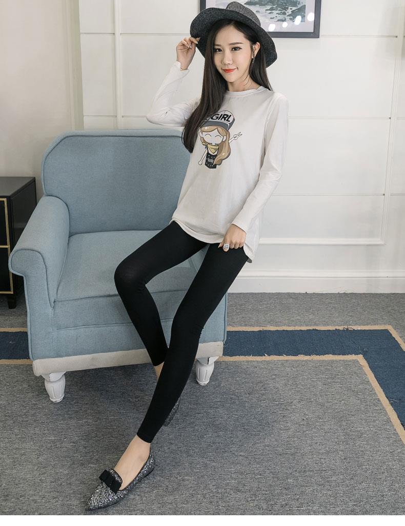 12条装打底裤女夏薄款外穿九分秋裤小脚高腰踩脚裤百搭潮lj2条黑色踩