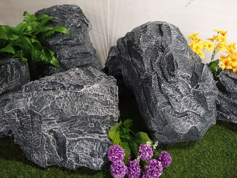 橱窗石头假石头摄影道具婚庆演出表演泡沫石头林园仿真石头15厘米一块