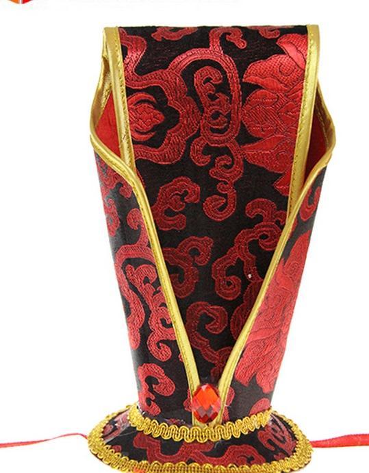 妩纪古装男汉服帽子曹操诸葛亮大臣中式婚礼游戏跑男古代头冠2022收缩