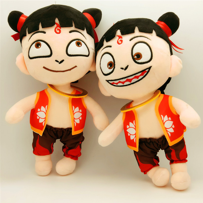魔童降世哪吒毛绒公仔哪咤玩偶玩具娃娃抱枕礼物周边哪咤魔童儿童节