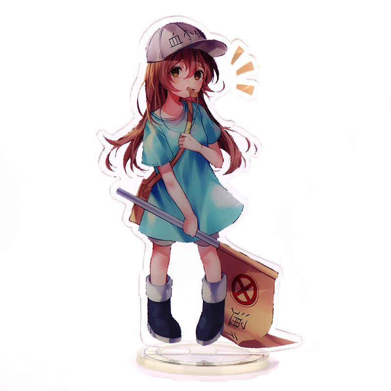 樱云漫动漫周边立牌工作细胞白血球血小板红细胞双面亚克力摆件台9高