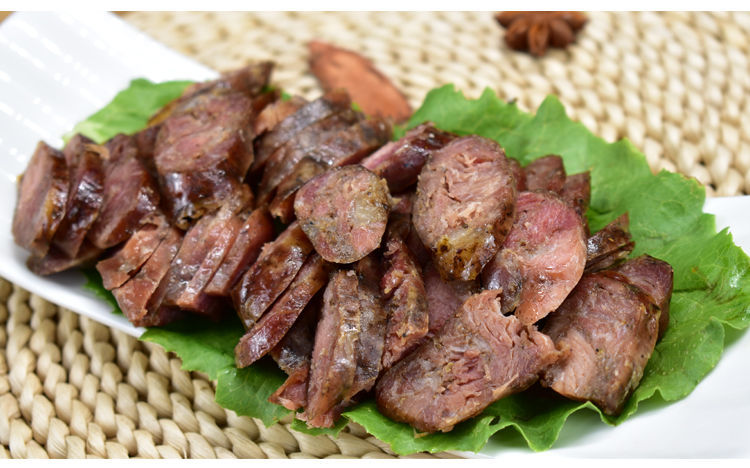 山东名吃菏泽传统美食东明特产李家香肚粉肚熟食卤味小吃单包整个香肚