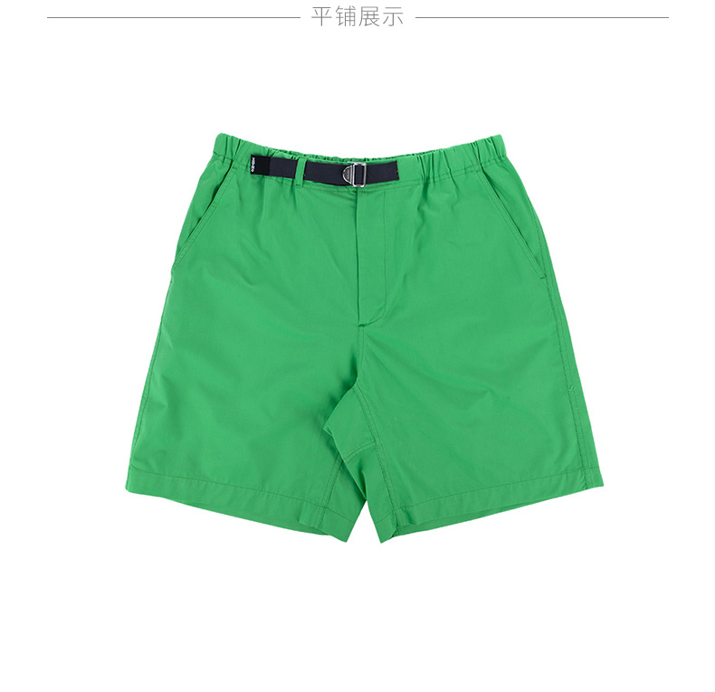 kenzo高田贤三短裤22年春夏新款经典印章logo全棉束腰短裤男装绿色s