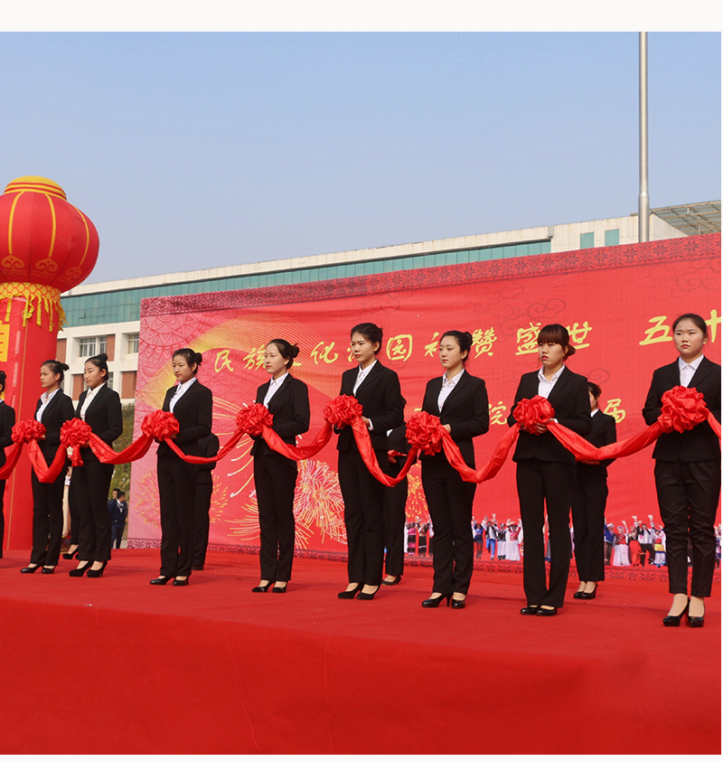 开业剪彩套装 开张大红花剪裁花球庆典仪式龙凤剪道具彩带红绣球 16人