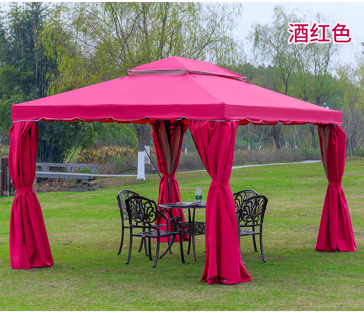 芸婷罗马帐篷罗马帐篷户外遮阳棚铝合金雨棚加厚防雨天幕大型豪华别墅