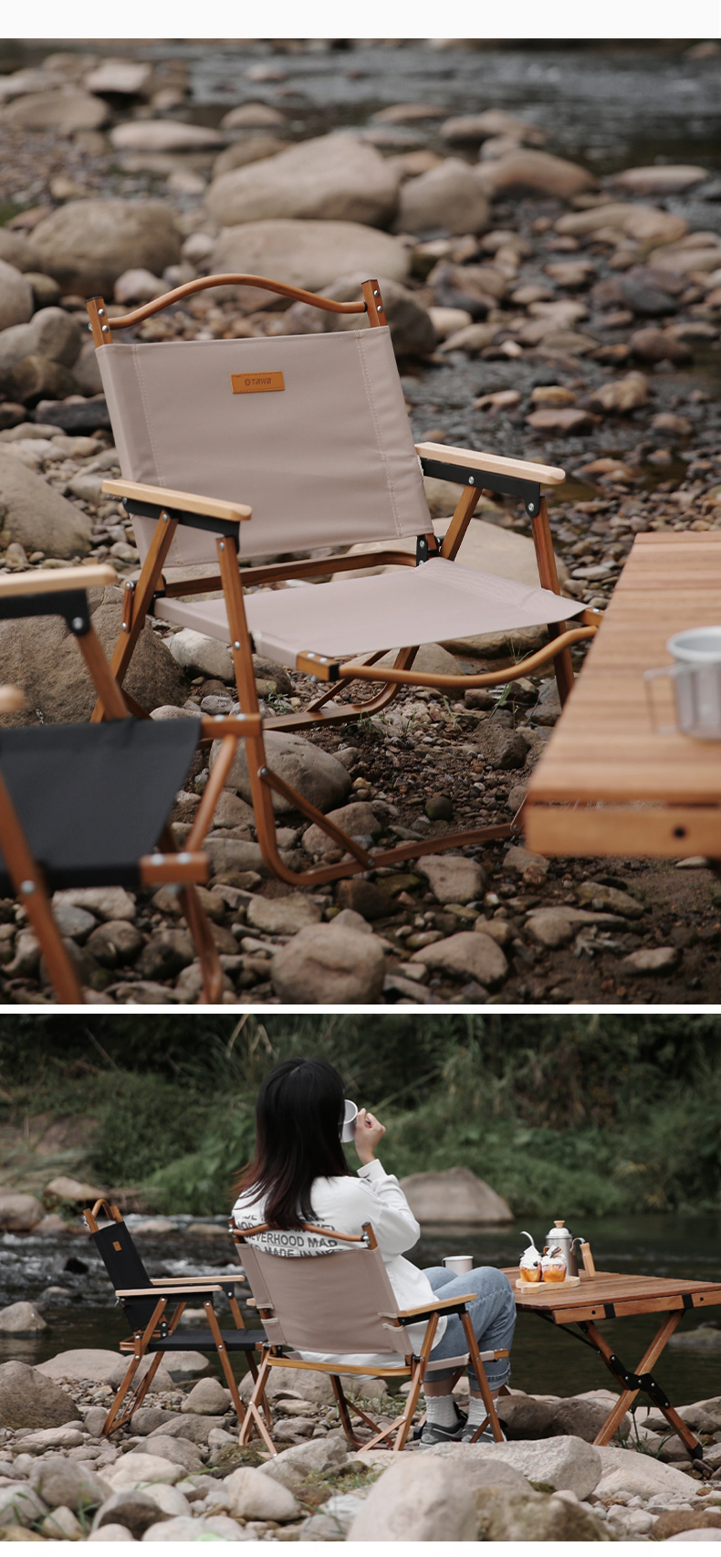 tawa户外折叠椅便携美术生沙滩椅克米特椅露营椅子折叠凳钓鱼凳子