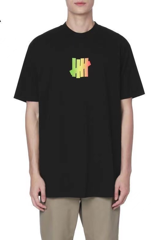 过验feated经典潮牌不败五道杠街头嘻哈篮球运动情侣学生 黑色五杠