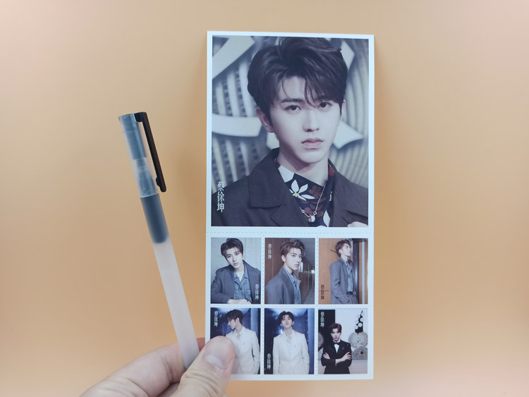 周边小卡 蔡徐坤明信片小卡片照片集签名写真贴纸周边生日礼物应援