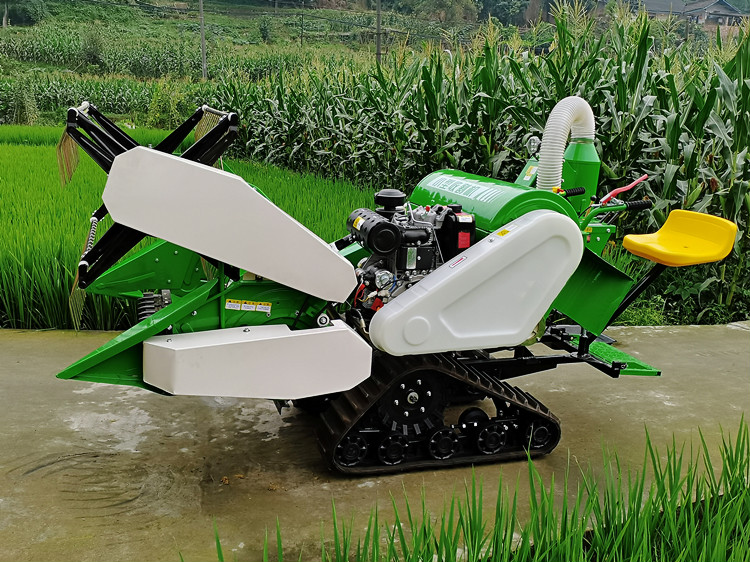 水稻收割机小型全自动谷子小麦油菜籽黄豆高粱脱粒一体机部分地区农机