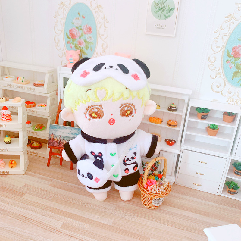 时代少年团玩偶严浩翔娃娃公仔棉花玩偶20cm娃衣可换套装时代少年团