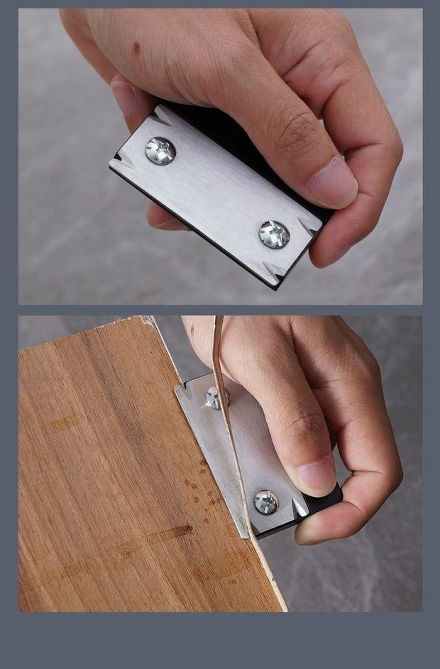 鼎坚手动修边器木工扣条修边器pvc封边条刮边刀木板去毛刺齐头器工具