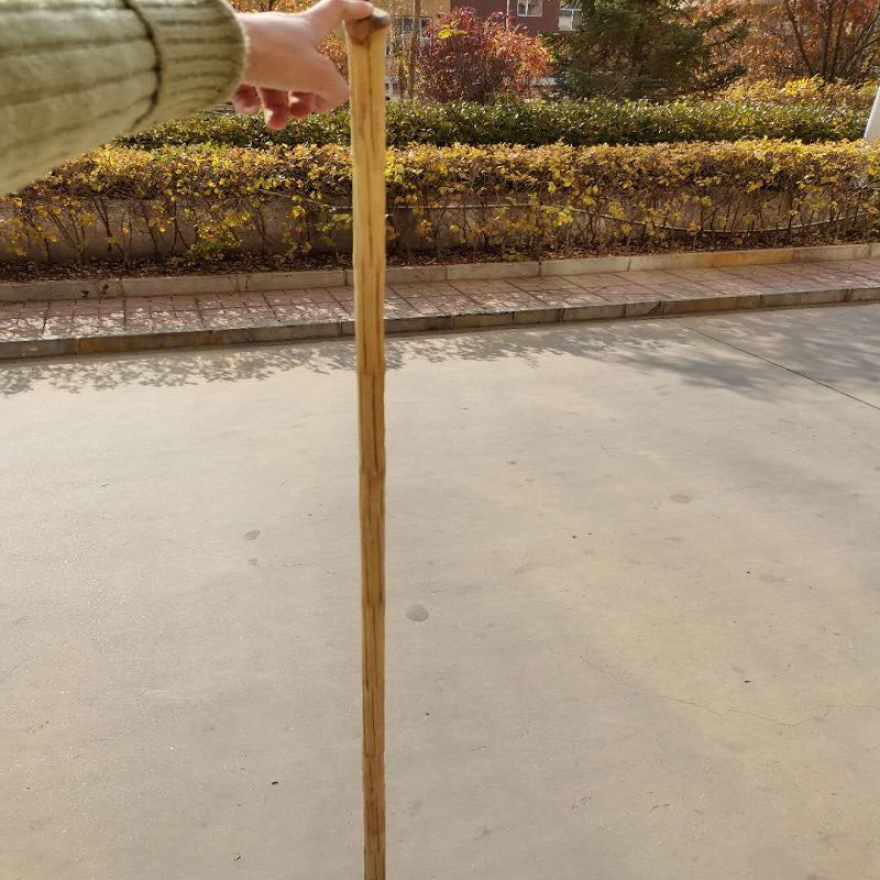 武术棍木拐仗鞭杆十三把站鸟杆烘干调直疙瘩头七字头六道木直径30长度