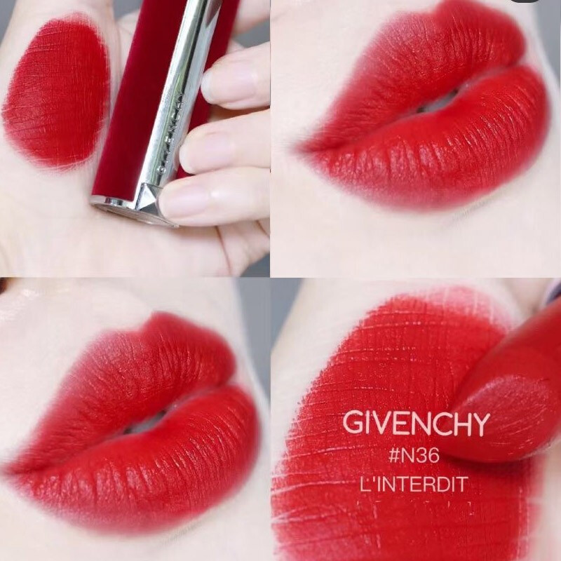 香水彩妆 口红 纪梵希(givenchy) givenchy小羊皮口红唇膏定制唇膏3.