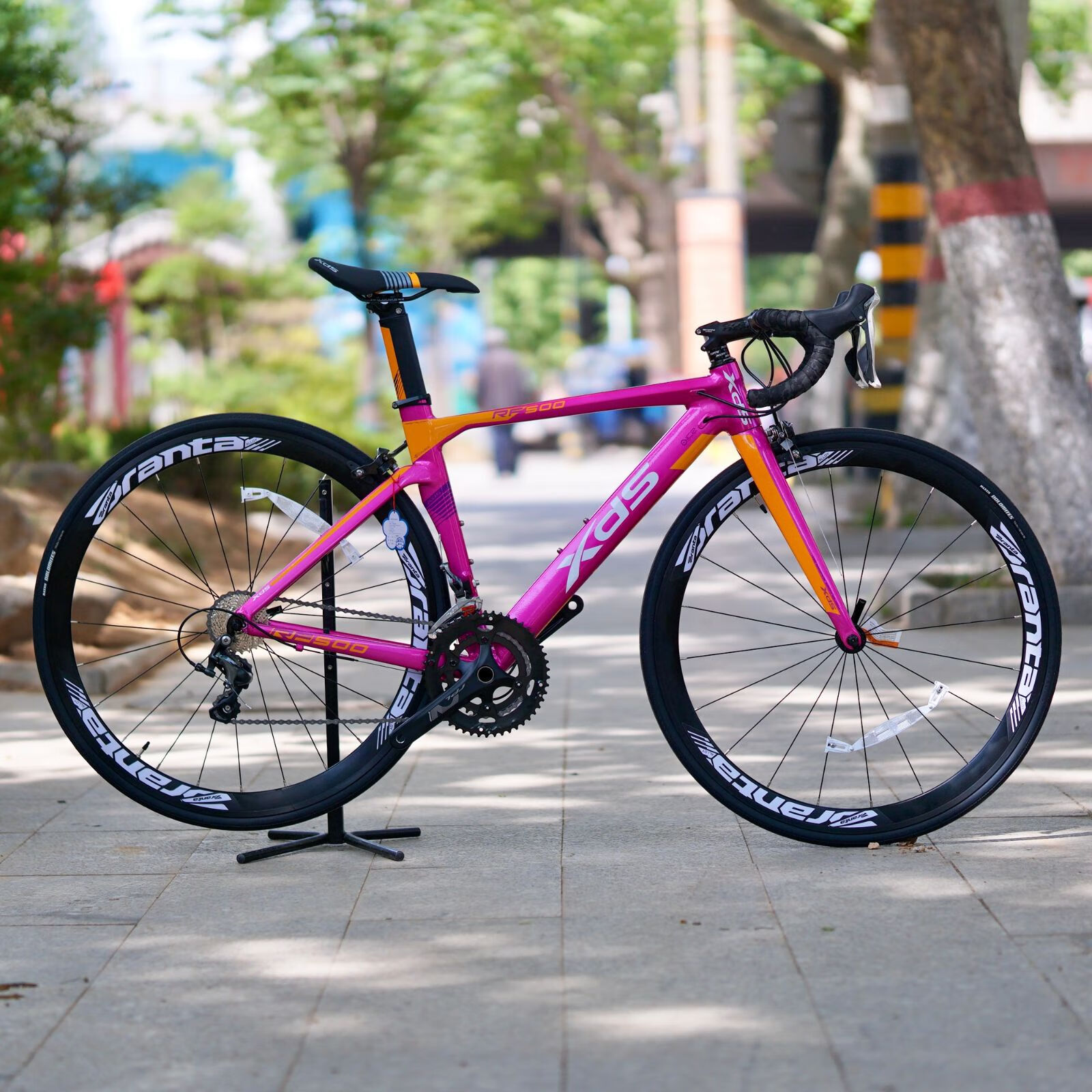 公路车公路弯把自行车rf500 20速禧玛诺变速超轻x6铝合金男女单车 雾