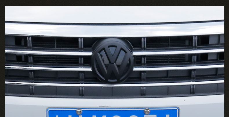 大众车标改装途观l途岳途昂探岳探歌途凯黑标车标贴盖装饰1016款途观