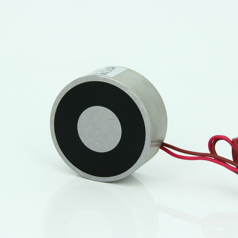 失电型电磁铁吸盘吸力30kg15公斤断电自保持通电消磁直流12v24v 15/15