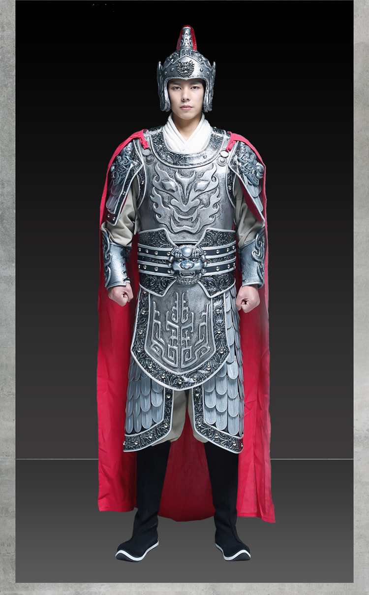 盔甲古装将成人古代铠甲古代将盔甲可穿赵子龙盔甲古装将演出服真人