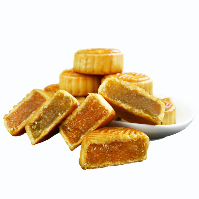 冠生园水果味小月饼凤梨荔枝香橙菠萝味中秋佳节广式月饼散称500g香橙