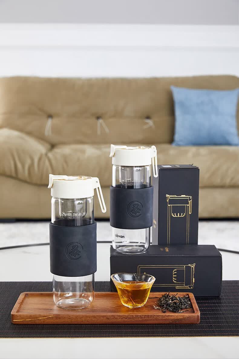 茶杯男磁吸水杯弹射茶水分离杯礼 t504 白 580ml 一杯2弹【图片 价格