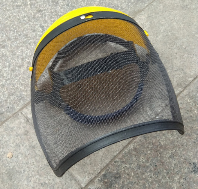 割草机防护帽防镜保护帽防护罩侧挂防爆防飞溅防冲击防护面罩 防护帽