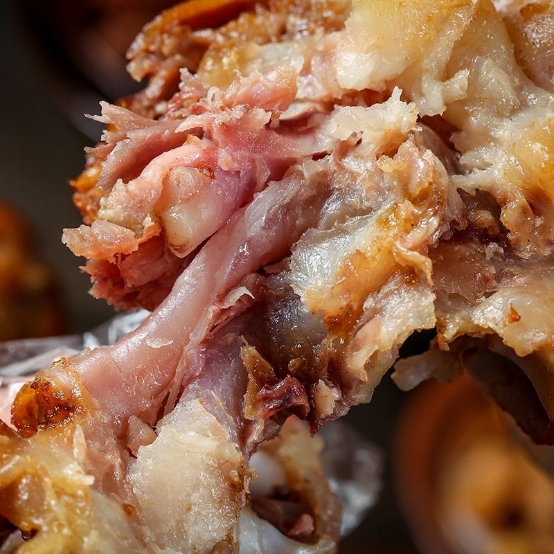 流亭猪蹄青岛特产酱猪蹄带蹄筋真空袋500g熟食酱猪蹄 流亭猪蹄505克