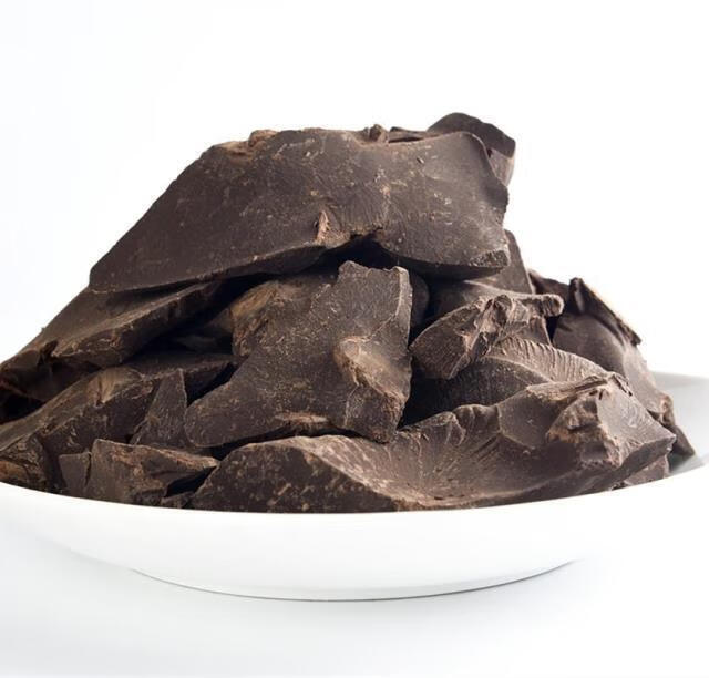天然可可液块原浆无蔗糖黑巧克力diy原料健身代餐零食上可可可液块