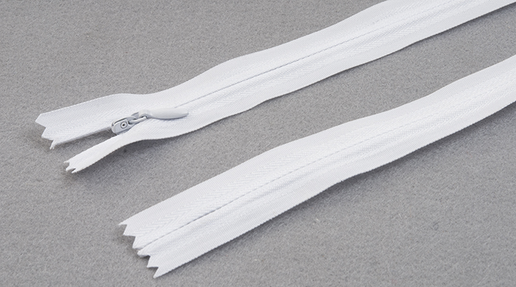 超长隐形拉链配件100cm长被套拉链辅料白色1.5米长暗 白色单头1.