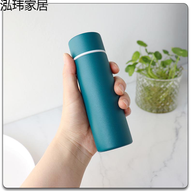 萧萧布落迷你保温杯女士便携小号简约小巧水杯子细长水杯100ml超小