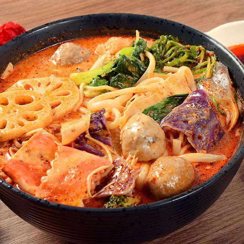 正宗食大能东北麻辣烫350克袋麻辣烫速食浓汤底料麻辣烫速食小吃荞麦