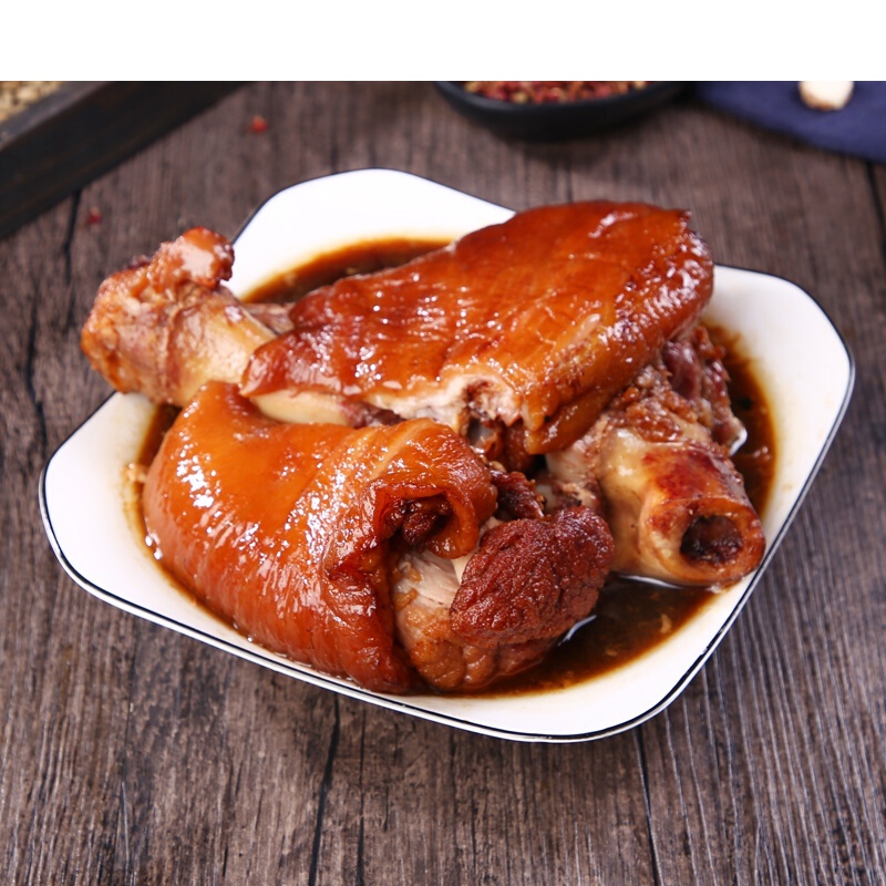 酱肘子整只2斤大肘子熟食五香味麻辣味真空包装熟食卤猪肉蹄髈无骨