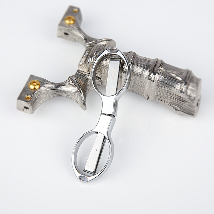 钛合金弹弓配件大全多功能折叠扳手内六角工具8字扣五件剪刀 钛合金