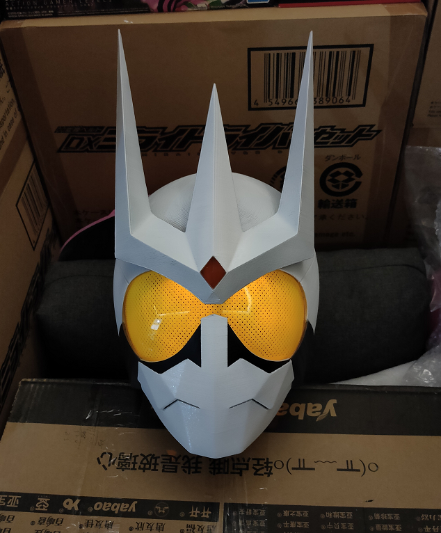 假面骑士1:1头盔 build时王01龙骑joker w 空我 打印eva皮套 金属蝗虫