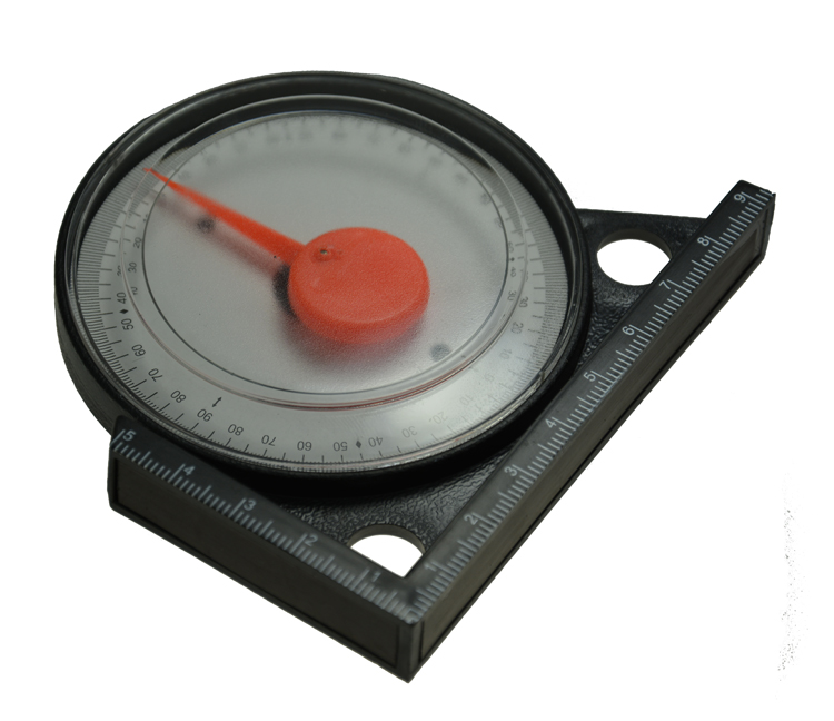 贴瓷砖瓦工角度测量仪倾斜计测量角度角度偏摆仪带磁黑色适用