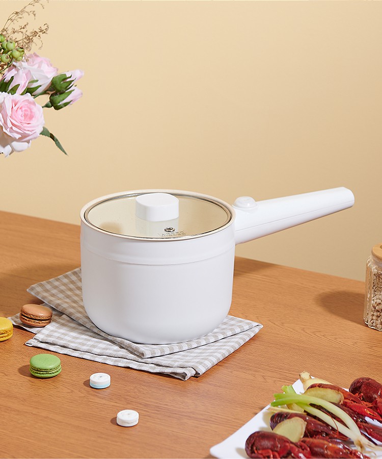 梦黛侠 电热奶锅煮奶瓶锅迷你奶锅煮奶锅插电奶锅宝宝辅食锅家用不粘