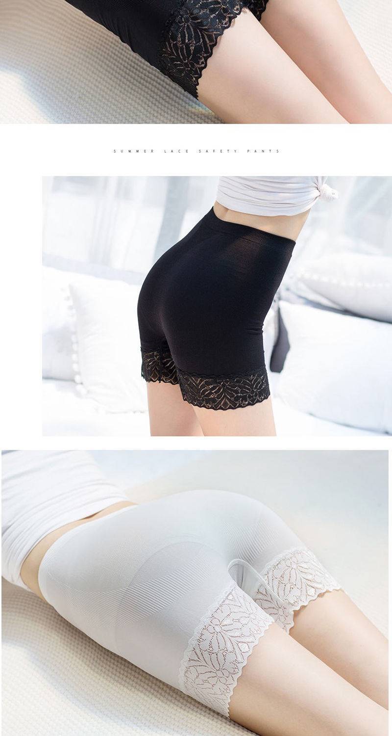 五分安全裤女士纯棉档打底裤防走光高腰大码保险裤衩春夏灰色1条宽