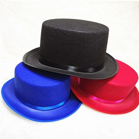 礼帽绅士帽成人儿童舞台表演演出魔术师帽成人款帽子高15lm帽围61lm
