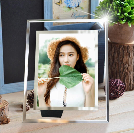 精选相框摆台创意5寸6寸7寸8寸10寸a4水晶玻璃奖状裱框洗照片桌面摆件