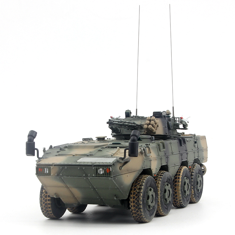 zbl08式轮式步战车 08式装甲车 大八轮完成品模型 ln15 3301南部