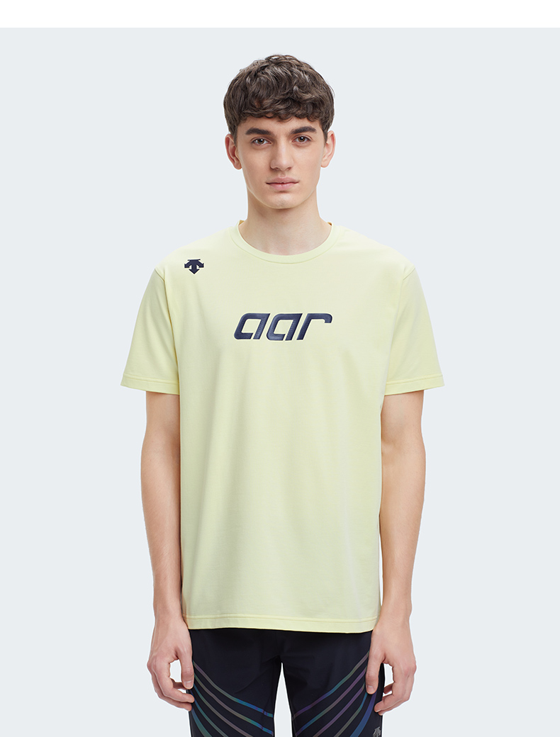 descente迪桑特aar系列男子运动短袖t恤d1231vts61白色wt2xl185104a