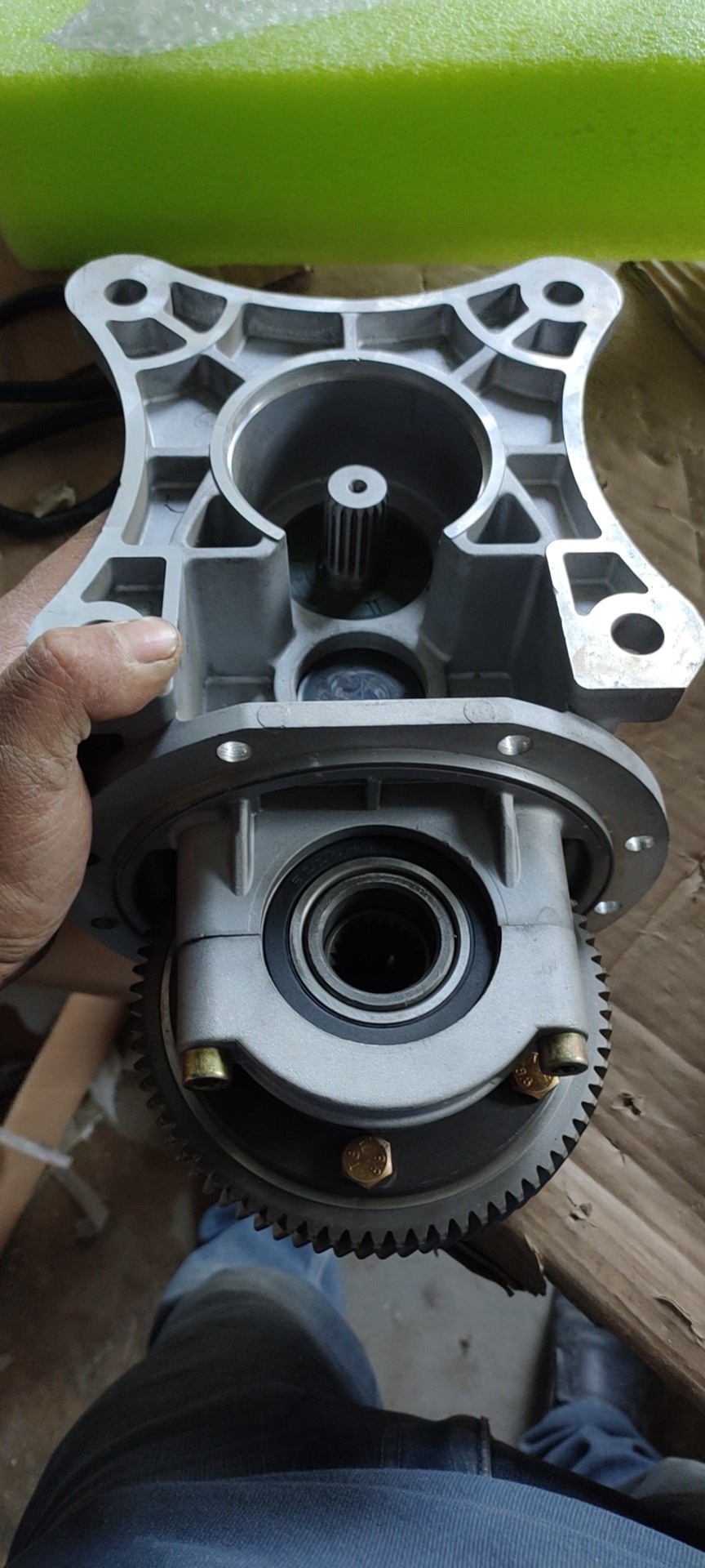 鸿日红日s1 u8红豆海全a9h7i79电动车后桥牙包齿轮箱变速箱差速器 四