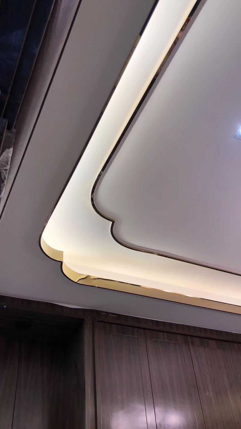 不锈钢收边条 线条平板装饰线条玫瑰金背景墙吊顶包边条收边条金属a