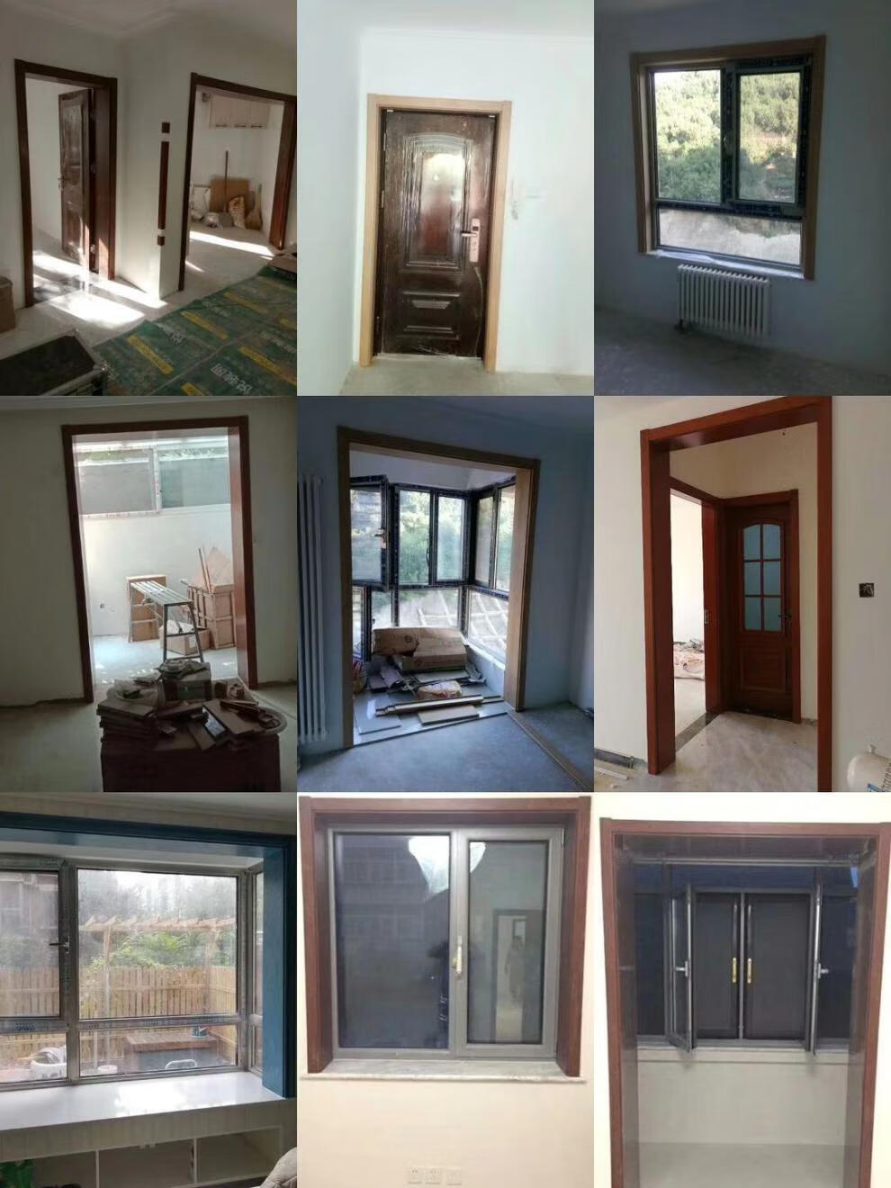 卧室门全包套定做实木套框阳台窗套飘窗垭口移套入户包边包口 多层