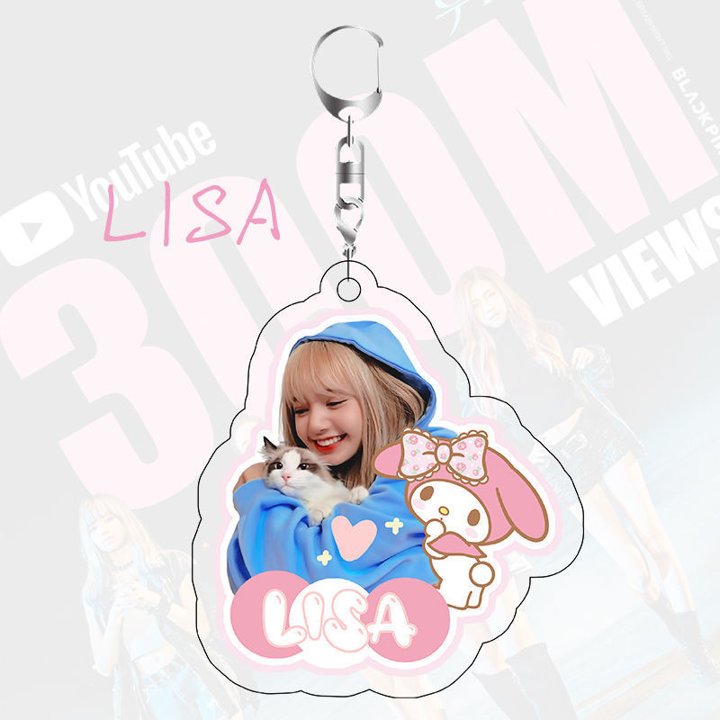 支持国产印象可牛书包挂链blackpink钥匙扣周边roselisajisoojenn
