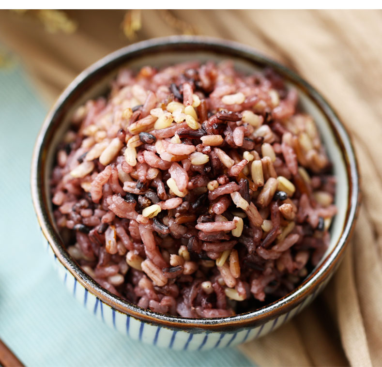 五色糙米饭健身粗粮杂粮代餐饱腹主食五谷杂粮组合八宝粥4斤【图片