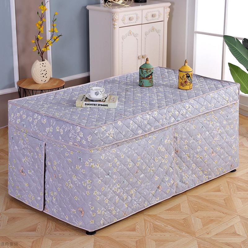 桌罩新款加厚冬季罩电暖炉桌套长方形茶几烤火罩电烤炉桌布运发炉套子